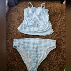 2 piece Tankini Swim Suit